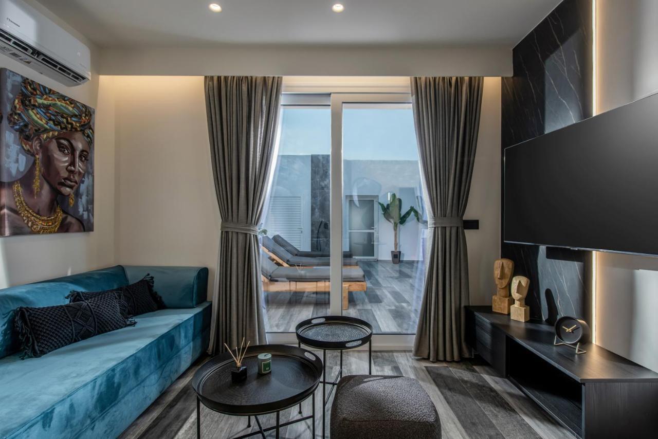 Maison Aqua Suite With Private Mini Pool Jacuzzi 赫索尼索斯 外观 照片