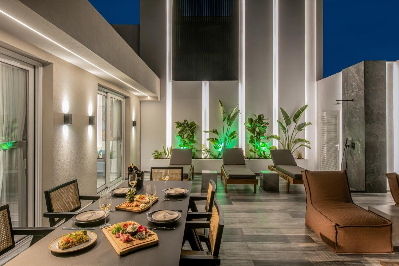 Maison Aqua Suite With Private Mini Pool Jacuzzi 赫索尼索斯 外观 照片